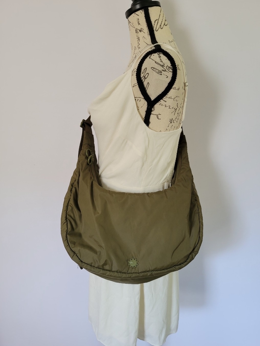House of Harlow 1960 Olive Green Crossbody Hobo Bag